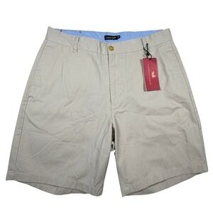 NWT Southern Marsh Mens 30 Regatta Short 8 Audubon Tan Khaki Chino Shorts